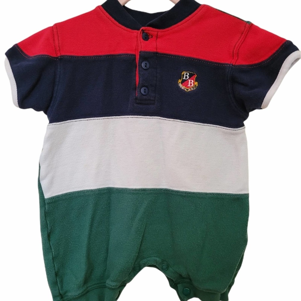 Vintage BUGLE BOY Baby Romper 12 mo